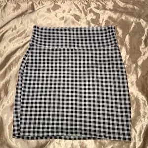 Charlotte Russe Gingham Skirt